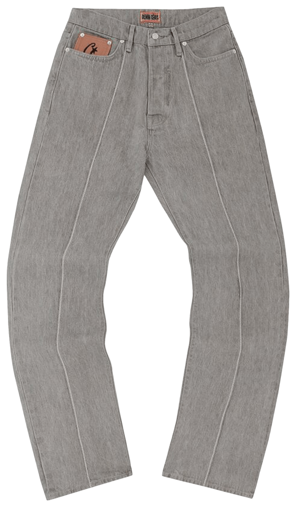 Corteiz C-Star Denim Jeans Grey