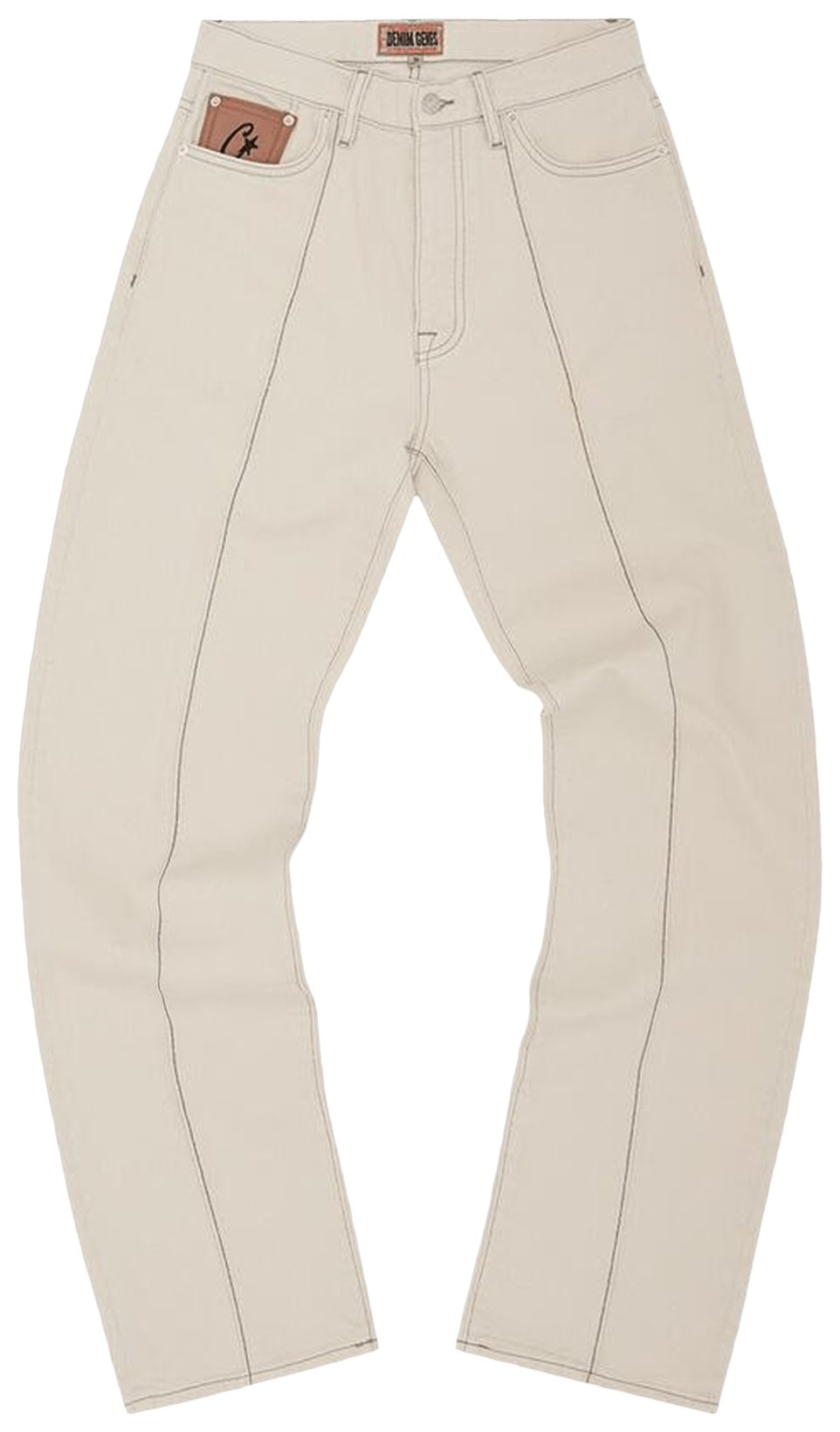 Corteiz C-Star Denim Jeans Natural