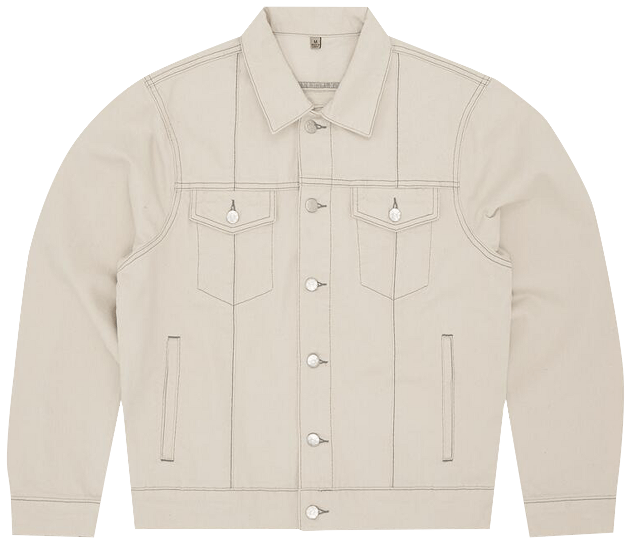 Corteiz C-Star Denim Trucker Jacket Natural