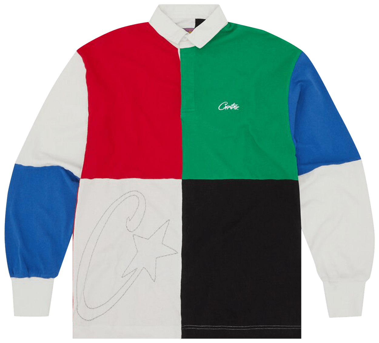 Corteiz C-Star Rugby Shirt Multicolor