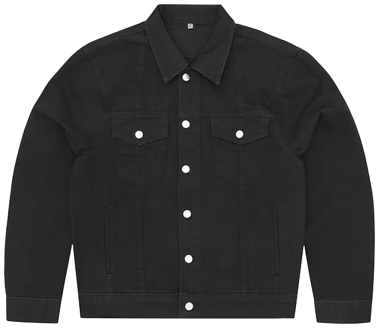 Corteiz C-Star Stitch-Down Denim Jacket Tripple Black