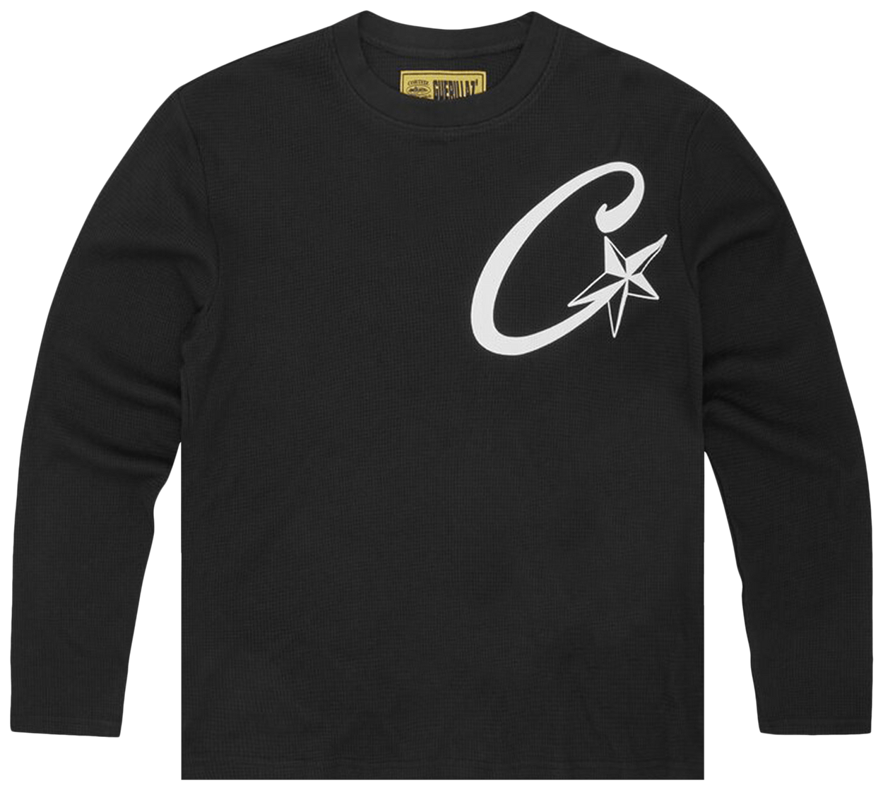 Corteiz C Starz Waffle Longsleeve Black