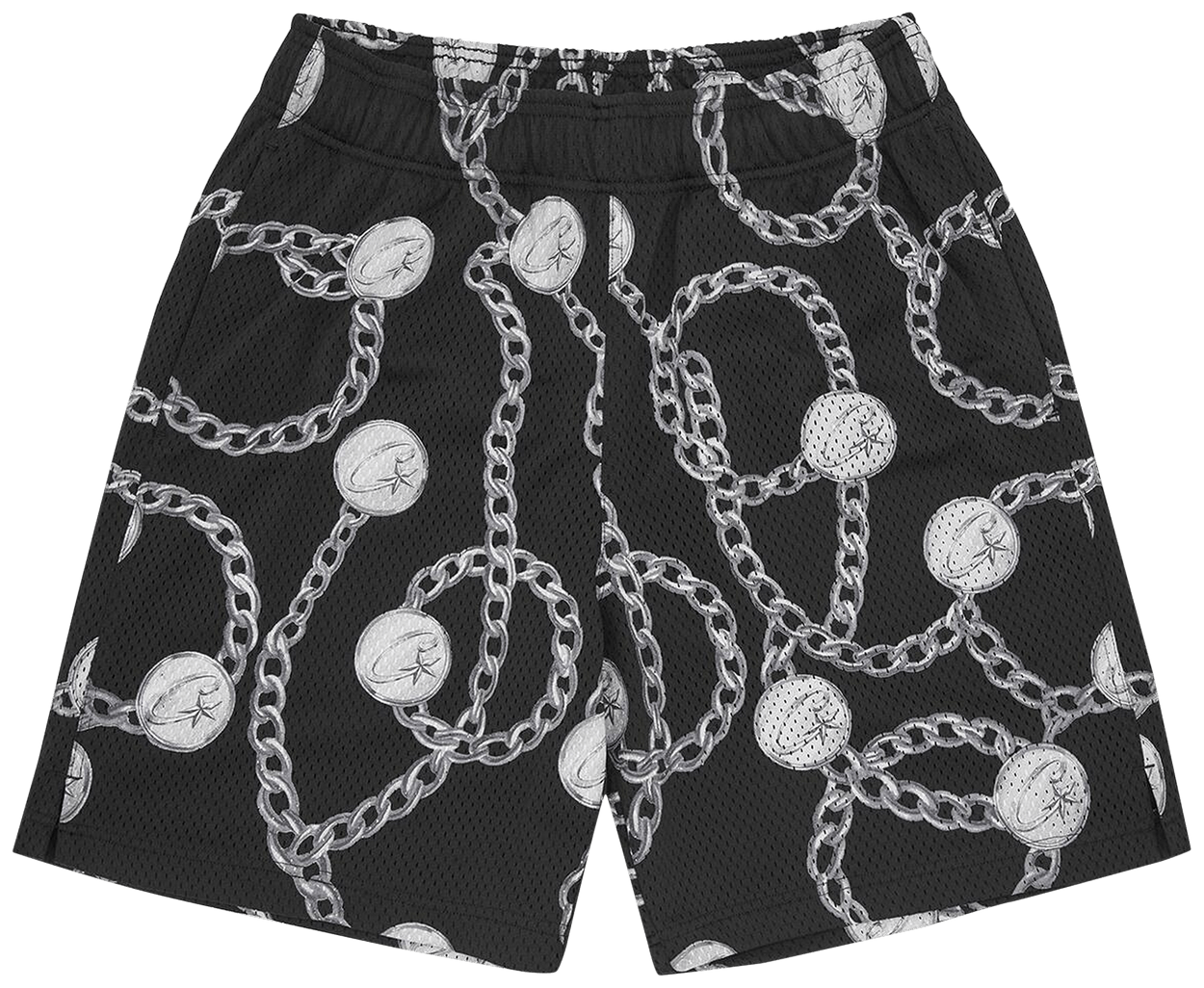 Corteiz Chains Mesh Short Black