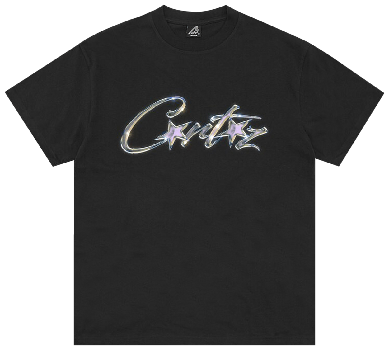 Corteiz Chrome Allstarz Tee Black