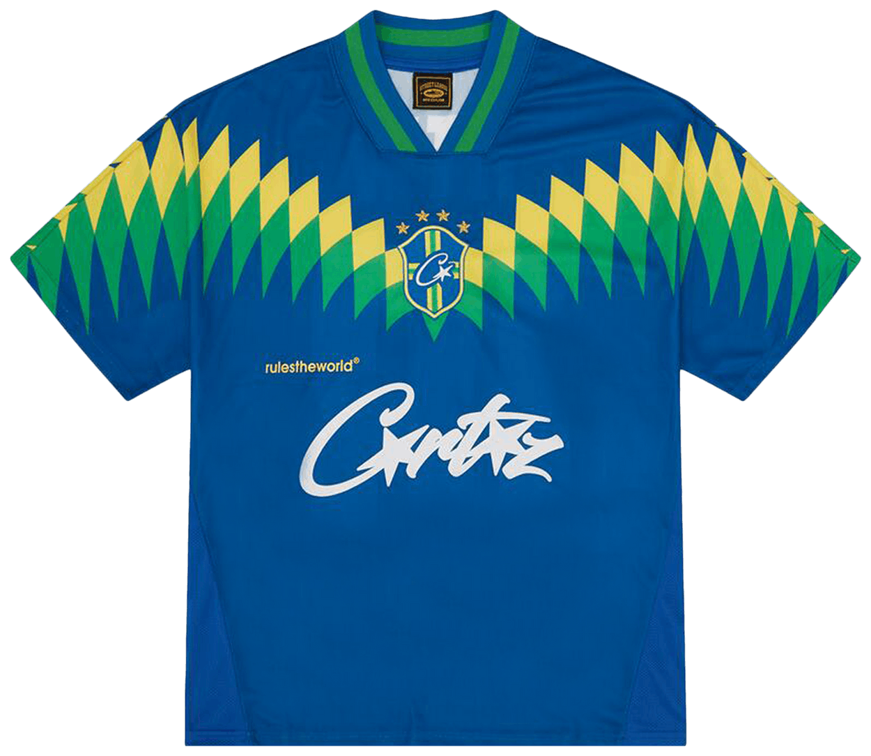 Corteiz Club America Jersey Brasil Blue