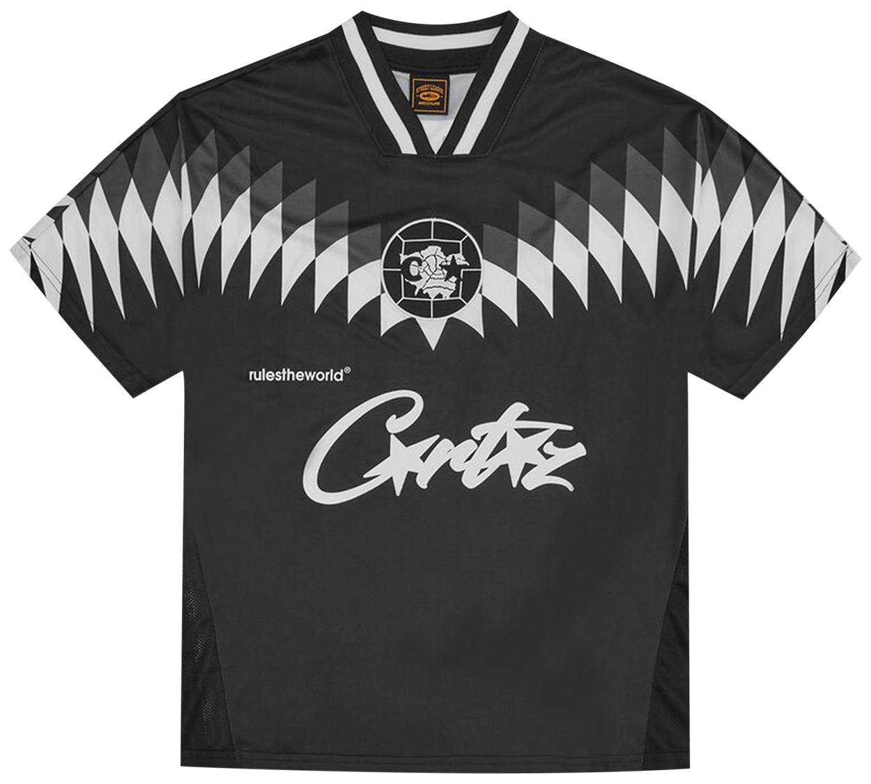 Corteiz Club RTW Football Jersey Black