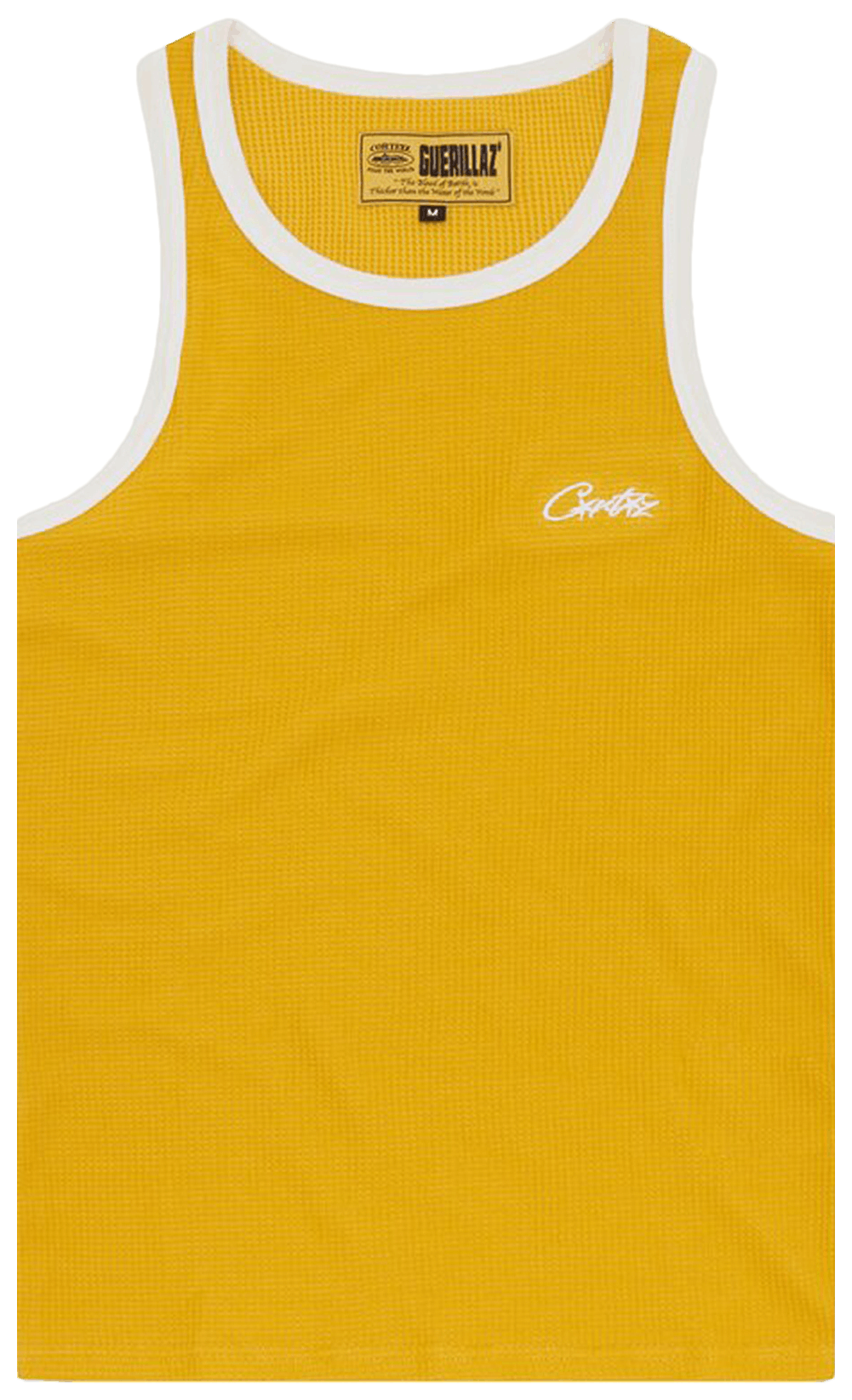 Corteiz Contrast Allstarz Tank Top Yellow