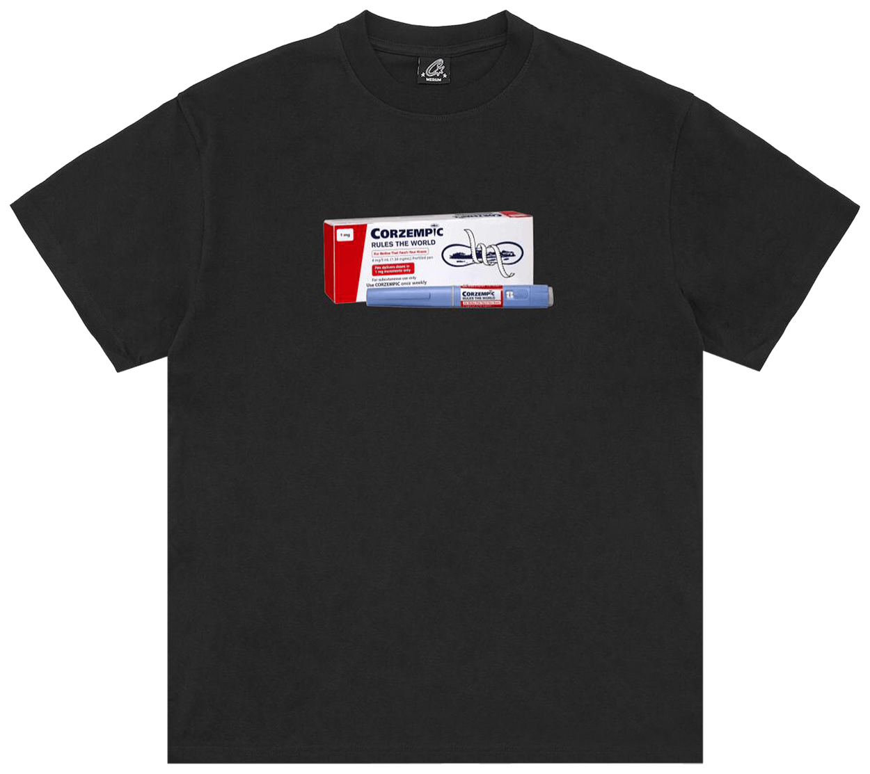 Corteiz Corzempic Tee Black