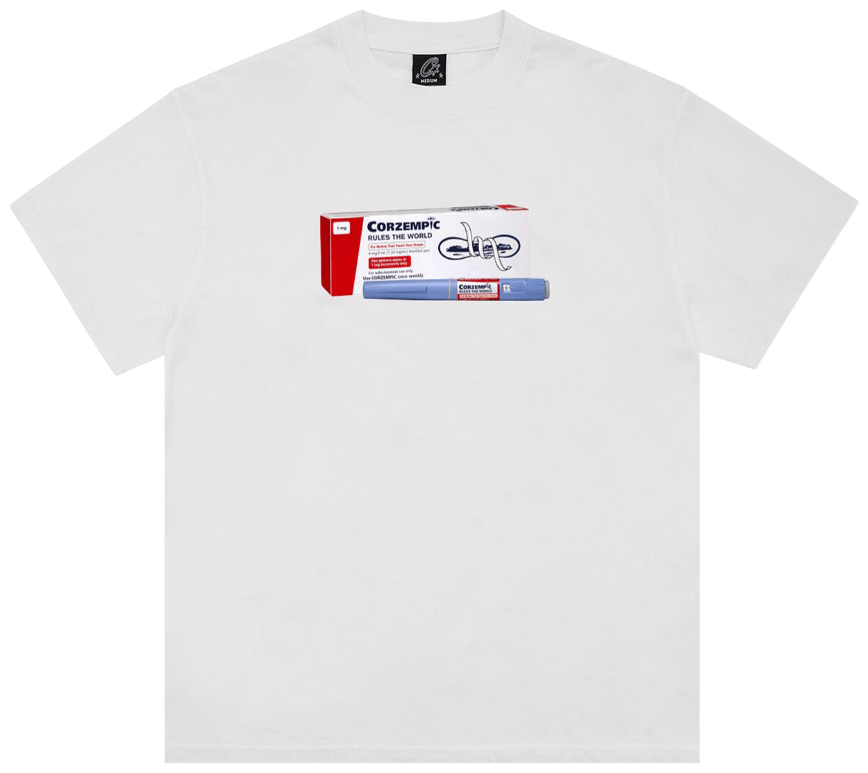 Corteiz Corzempic Tee White