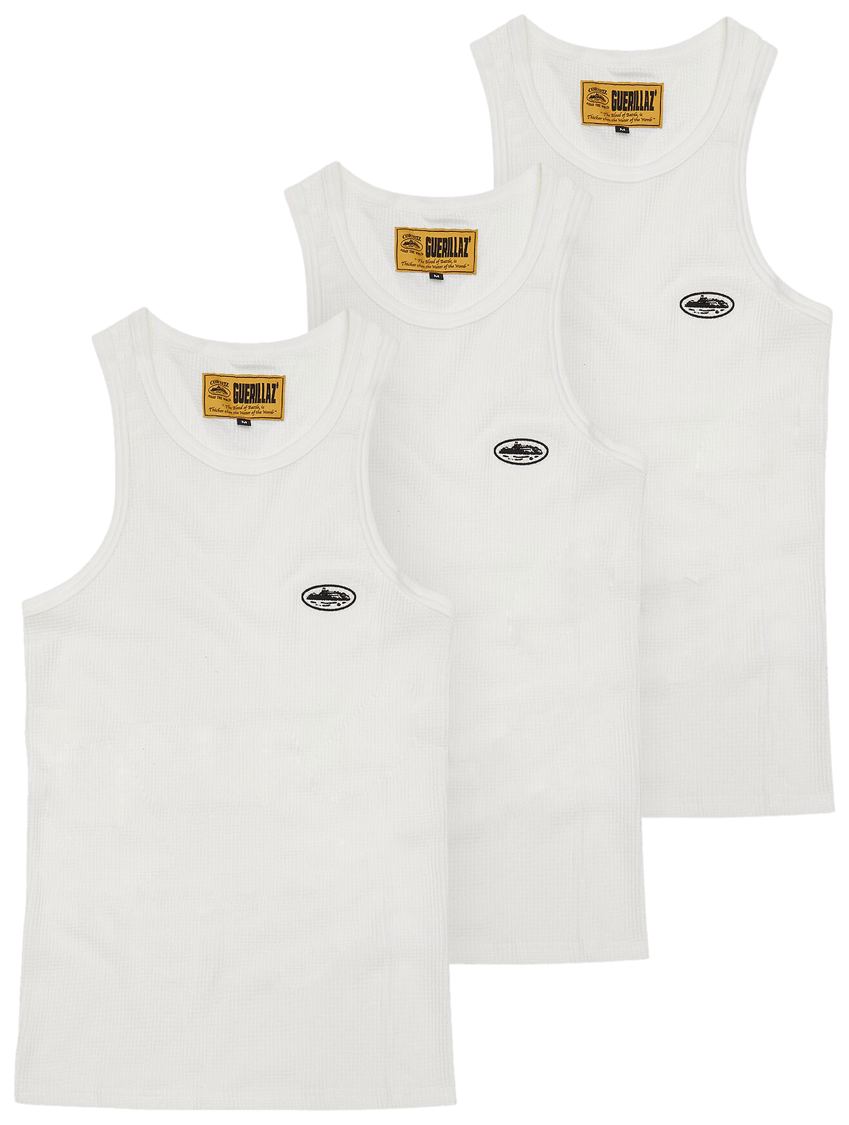 Corteiz CRTZ Bolo Essentials Tank (3 Pack) White