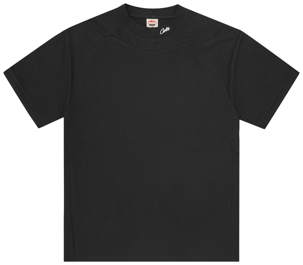 Corteiz CRTZ Hmp Panel Mock Tee Black