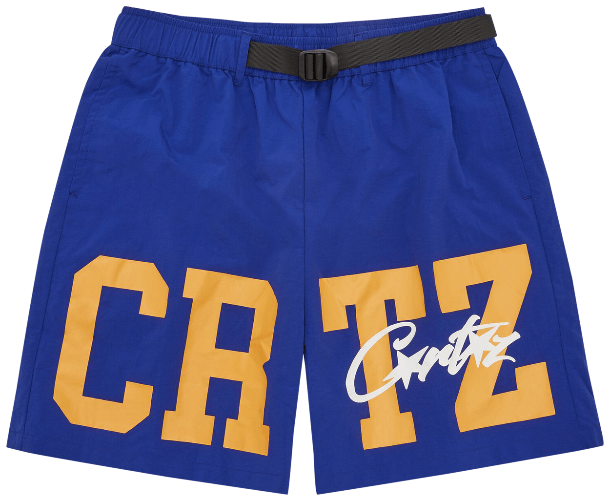 Corteiz CRTZ Nylon Shorts Blue