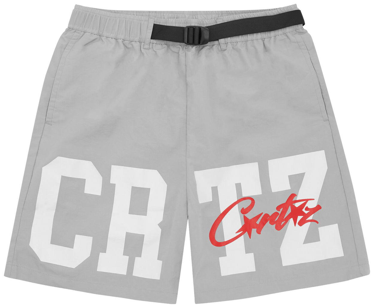 Corteiz CRTZ Nylon Shorts Grey