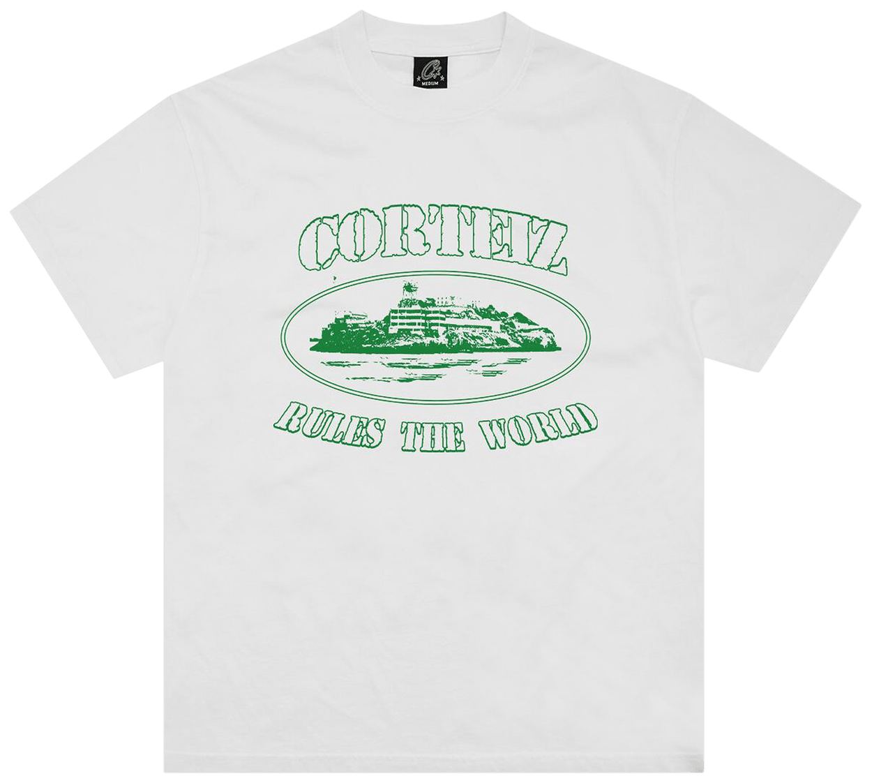 Corteiz CRTZ OG Alcatraz Tee White