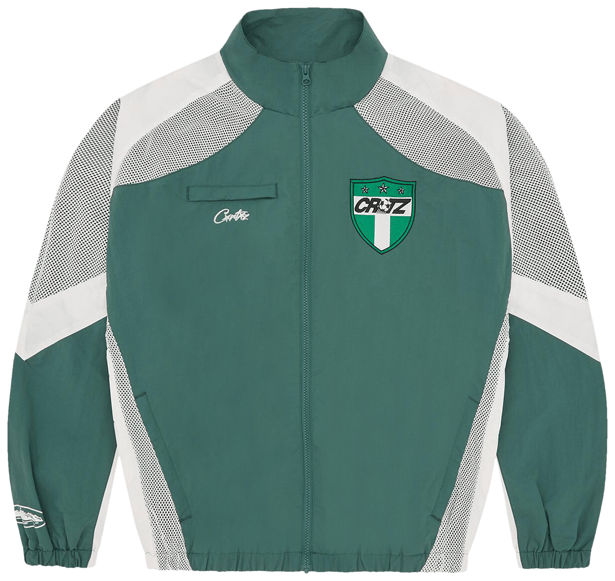 Corteiz CRTZ Olympic Shuku Jacket Green/White