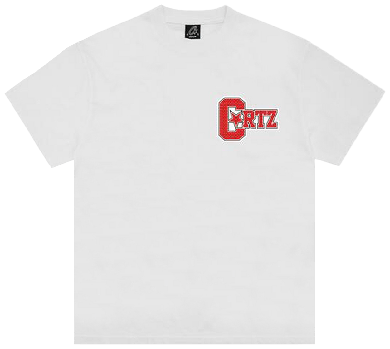 Corteiz CRTZ Star Mesh Tee New Blank White/Red
