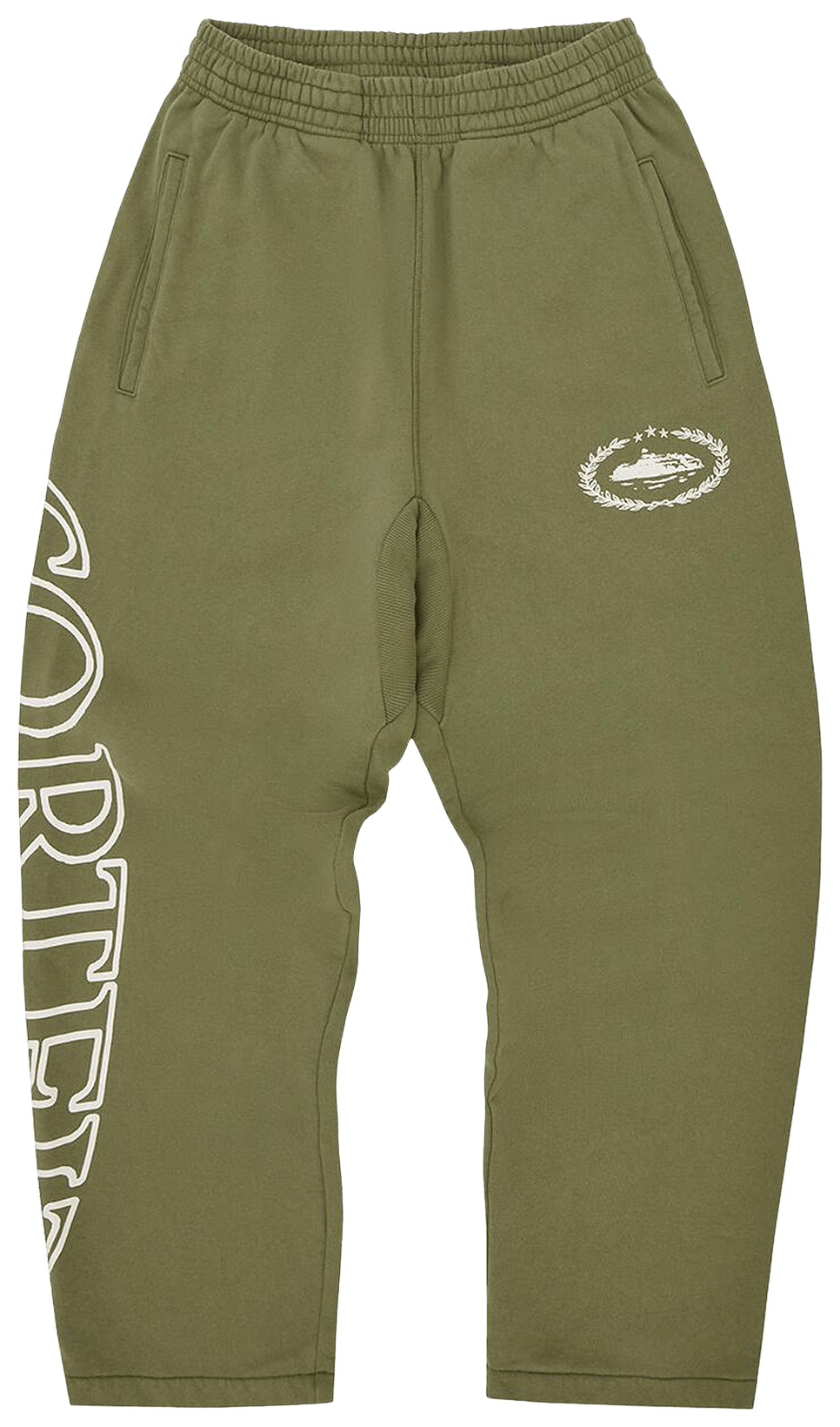 Corteiz CRTZ Superior Royale Open Hem Pant Olive
