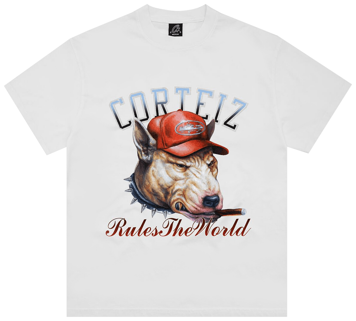 Corteiz DOG Pound Tee White