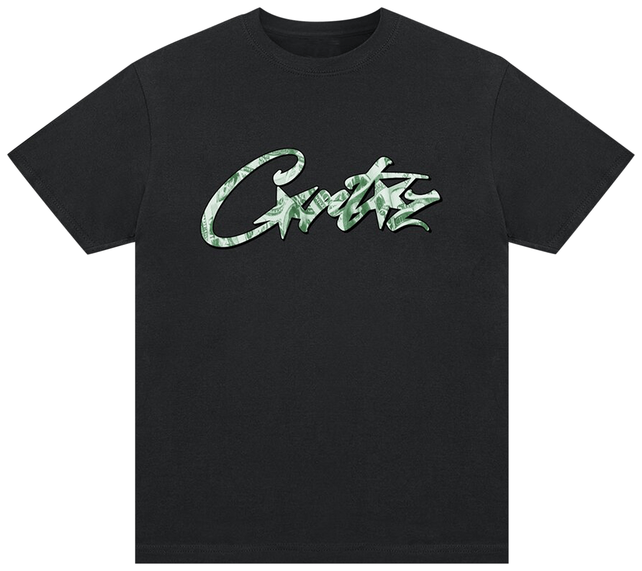 Corteiz Dollar Tee Black