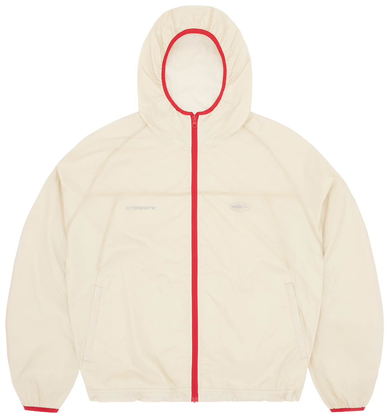 Corteiz Dual-Layer Litework Jacket Cream