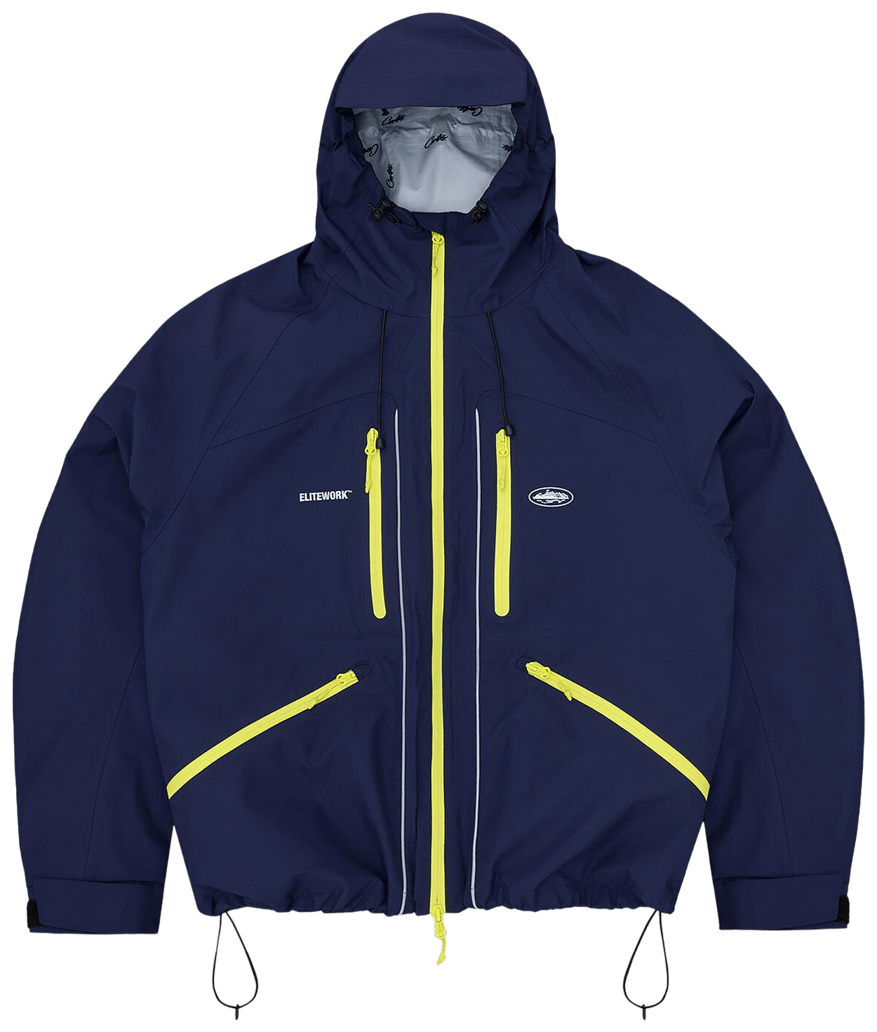 Corteiz Elitework Apex Shell Jacket Navy