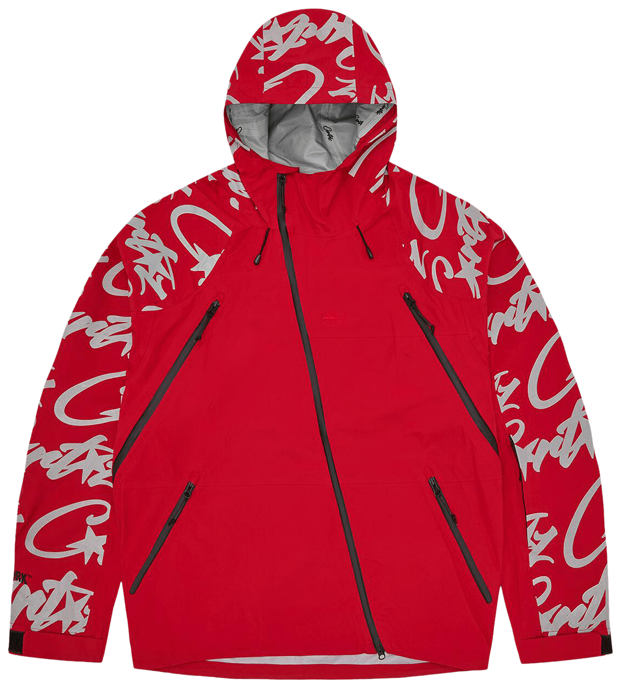 Corteiz Elitework Waterproof Shell Jacket V2 Red