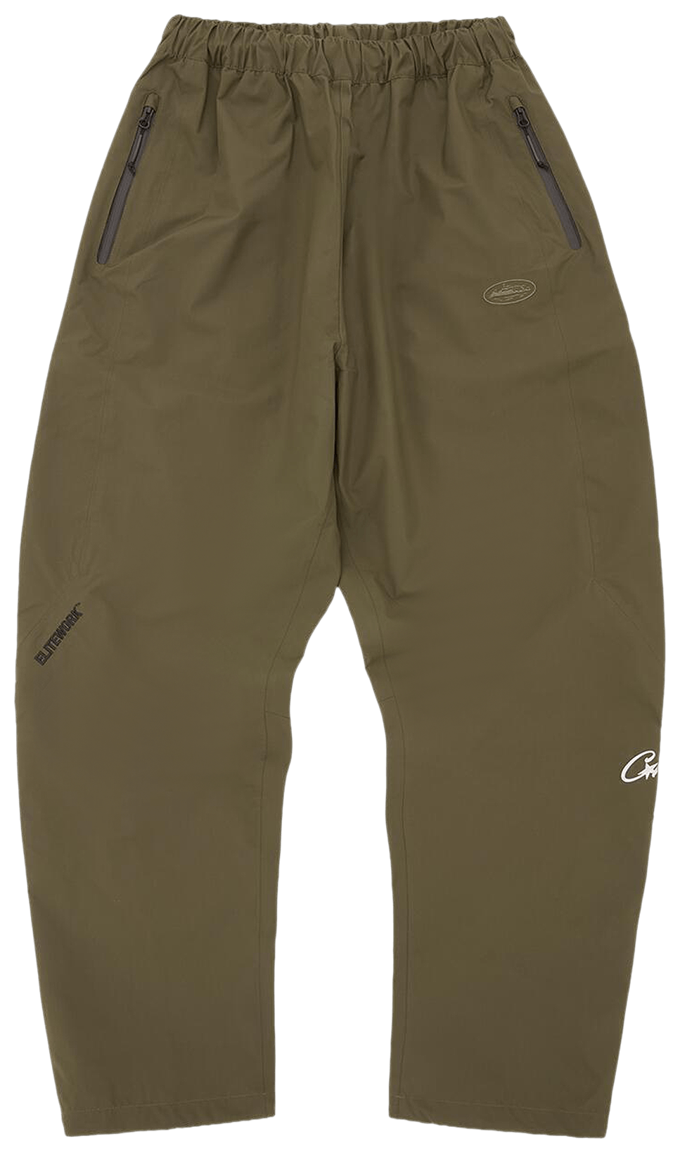 Corteiz Elitework Waterproof Shell Pant Khaki