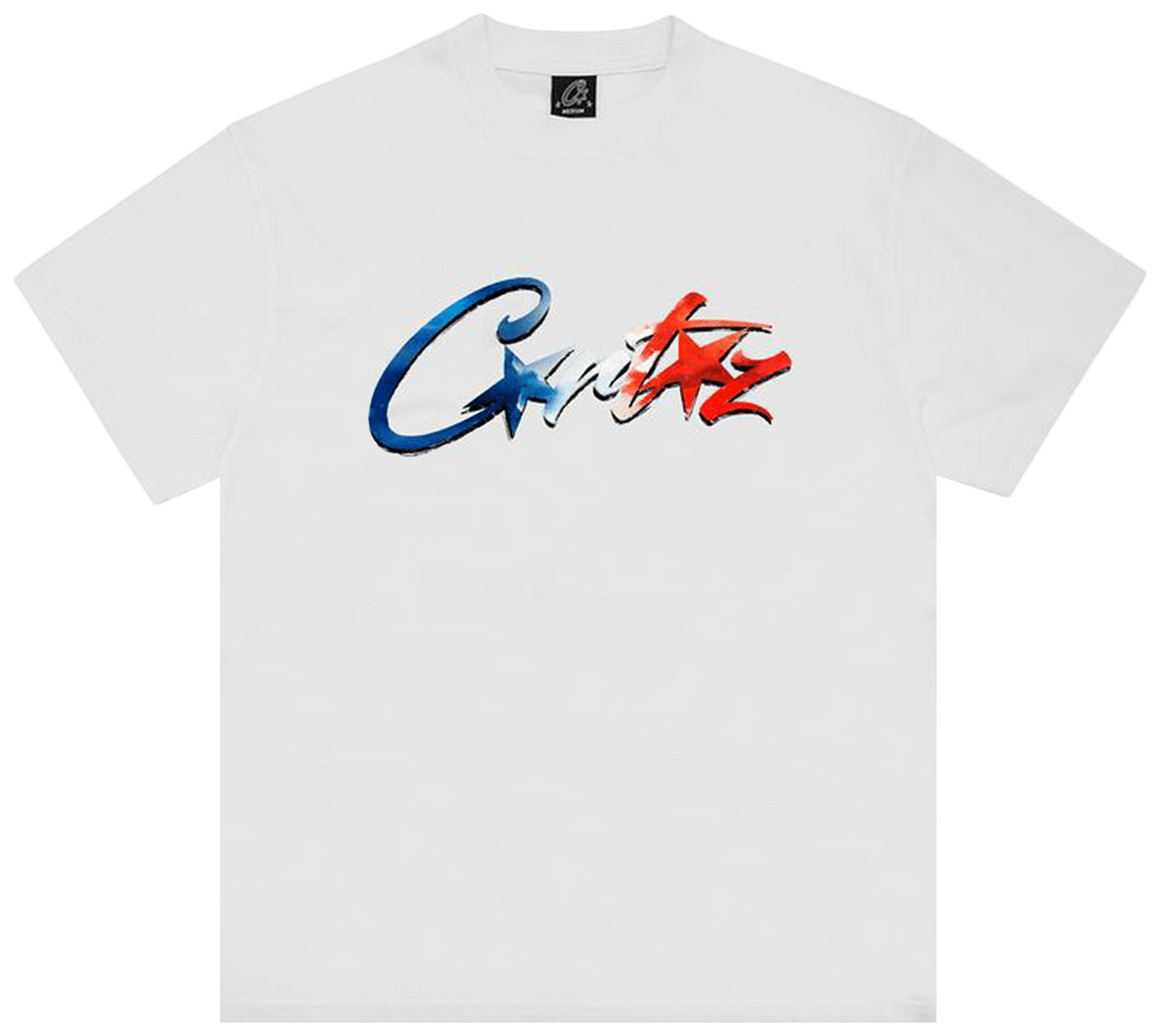 Corteiz Francais Allstarz Tee New Blank White