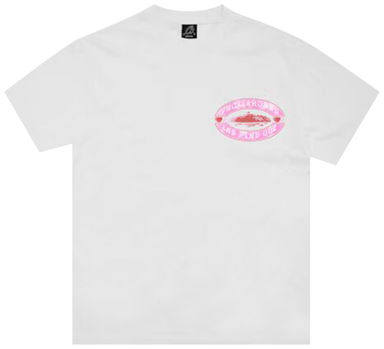 Corteiz Fuck Around Tee White/Pink