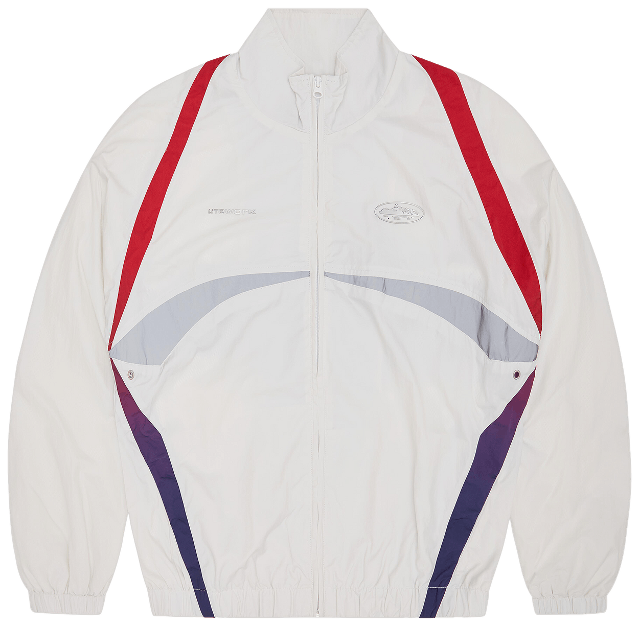 Corteiz Gradient Litework Jacket Cream