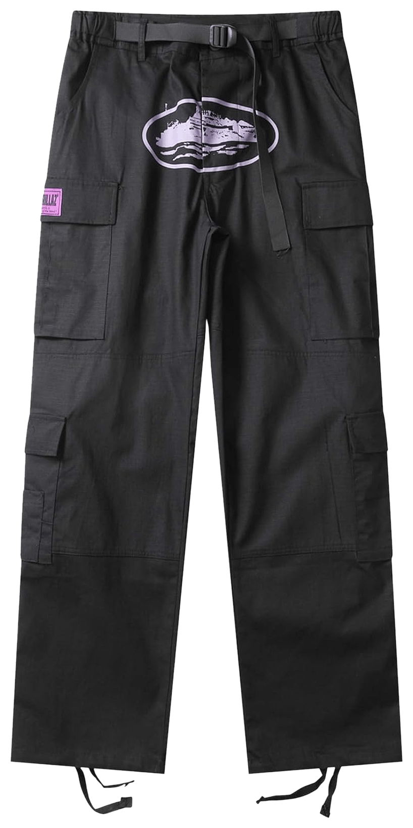 Corteiz Guerillaz Cargo Pant Black