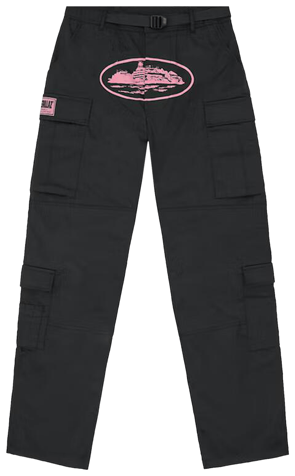 Corteiz Guerillaz Cargo Pant Black/Pink
