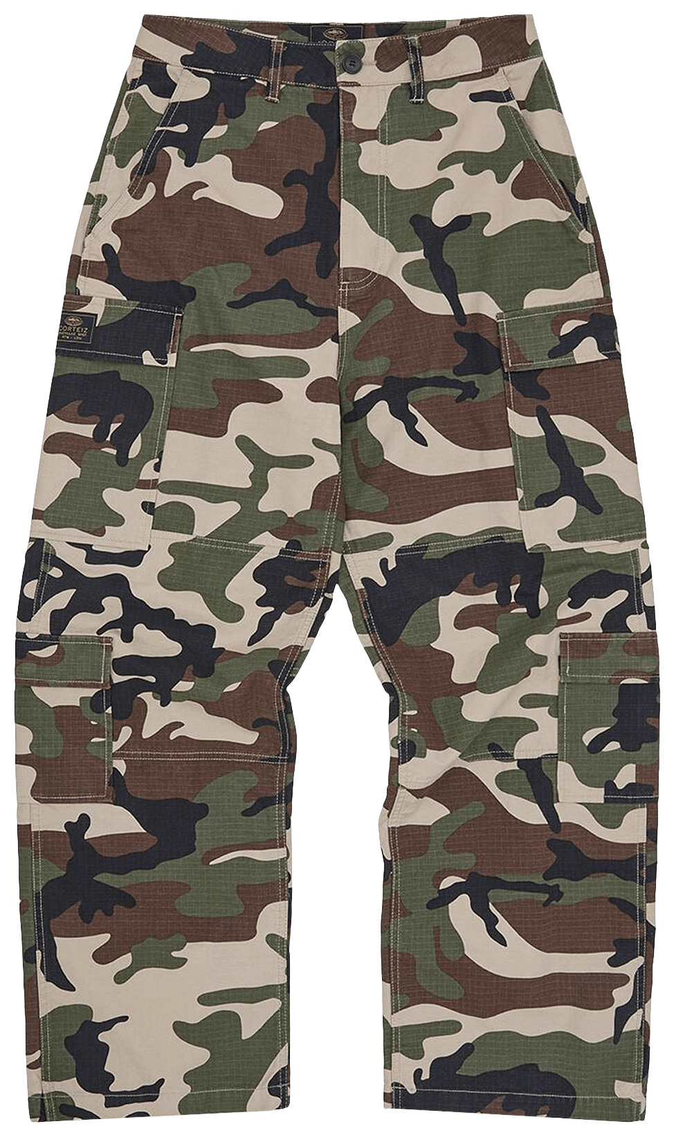 Corteiz Guerillaz Cargo Pant Woodland Camo