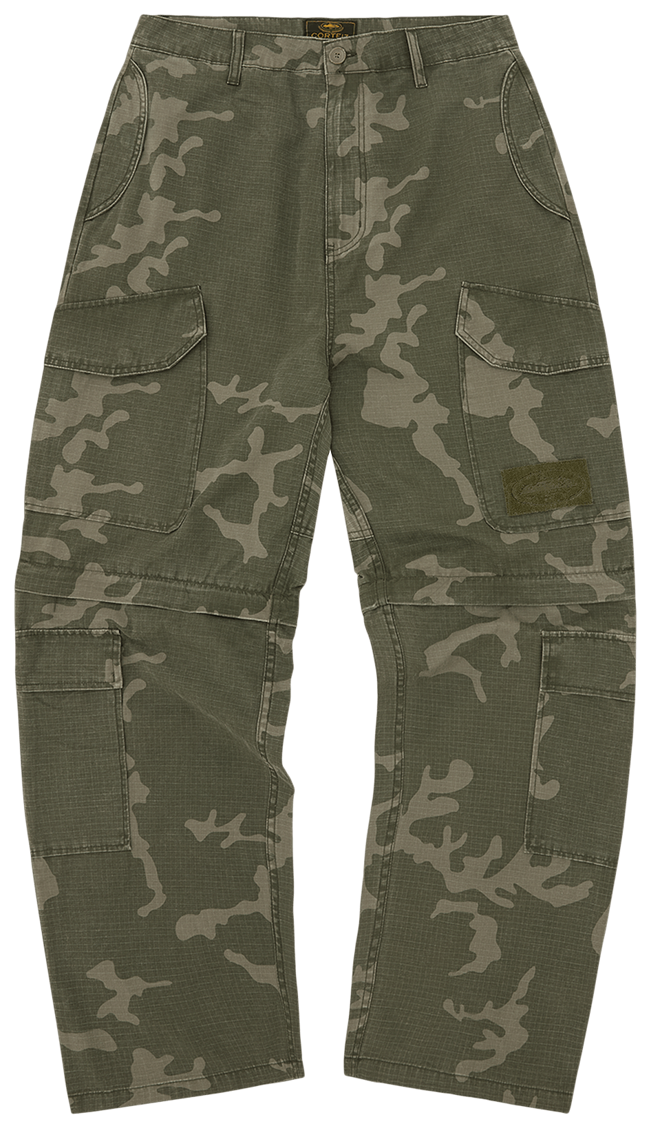 Corteiz Guerillaz Convertible Pant Green Camo
