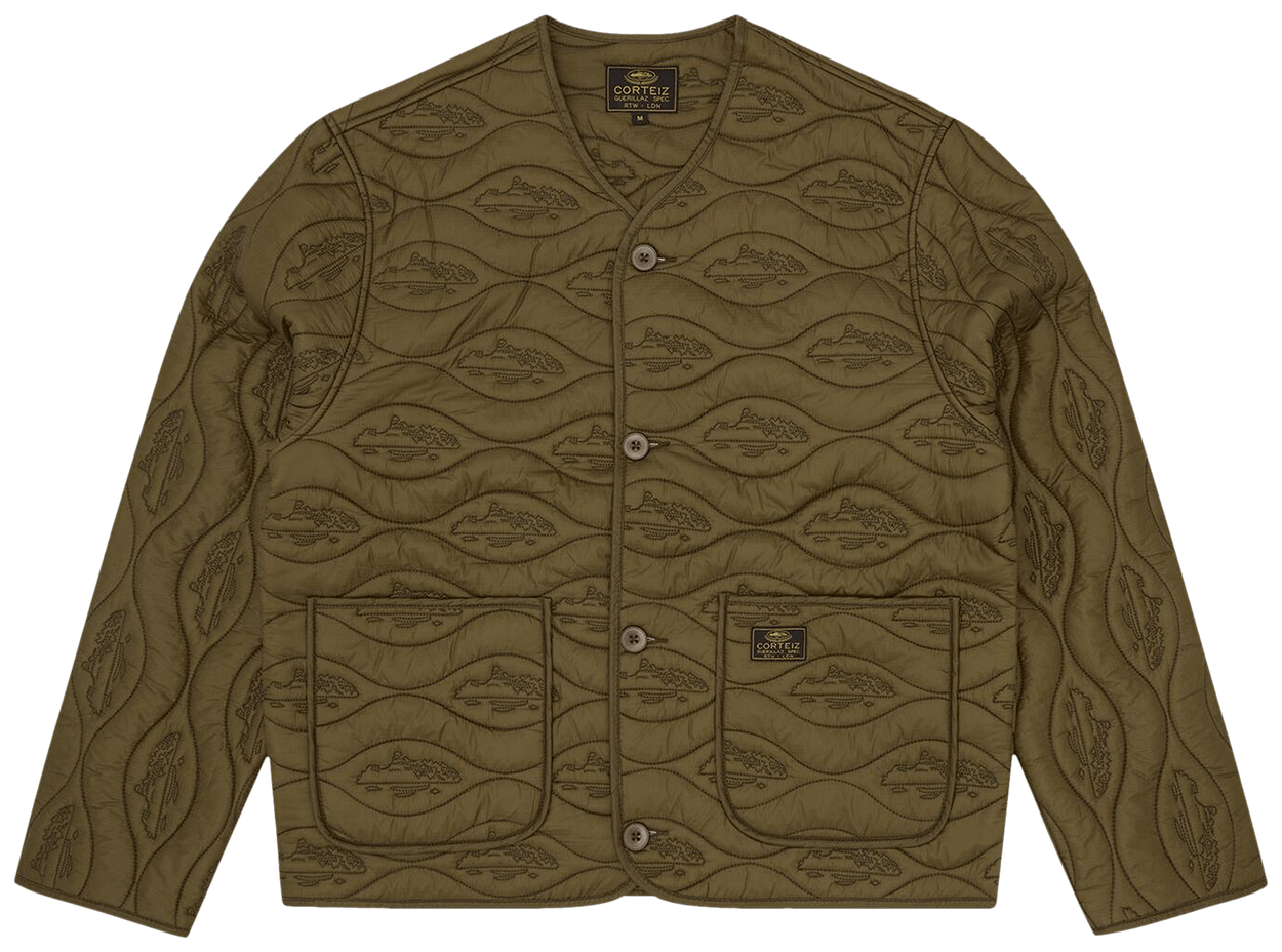 Corteiz Guerillaz Parka Liner Olive