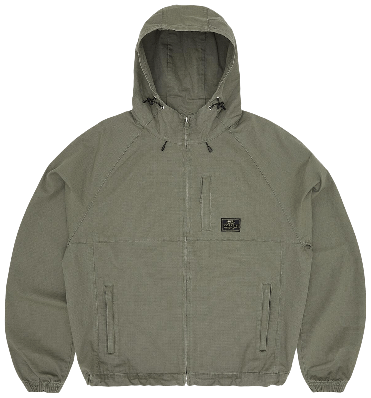 Corteiz Guerillaz Ripstop Jacket Olive