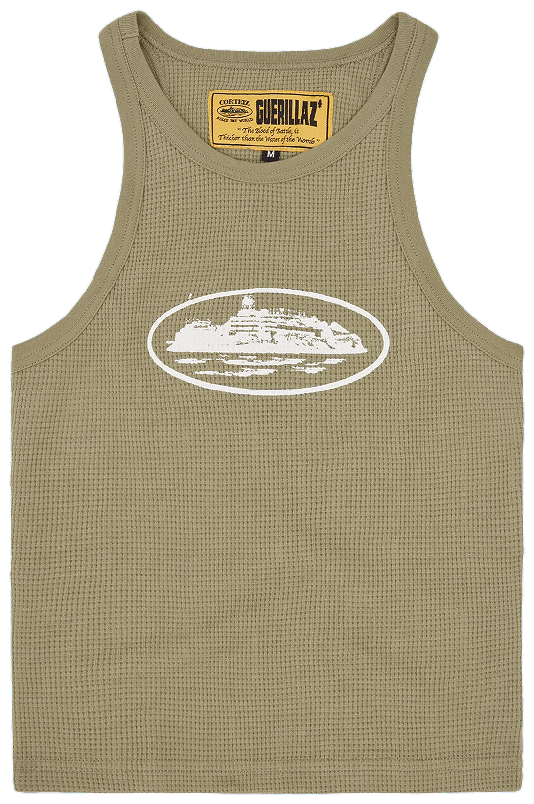 Corteiz Guerillaz Tank Top Khaki