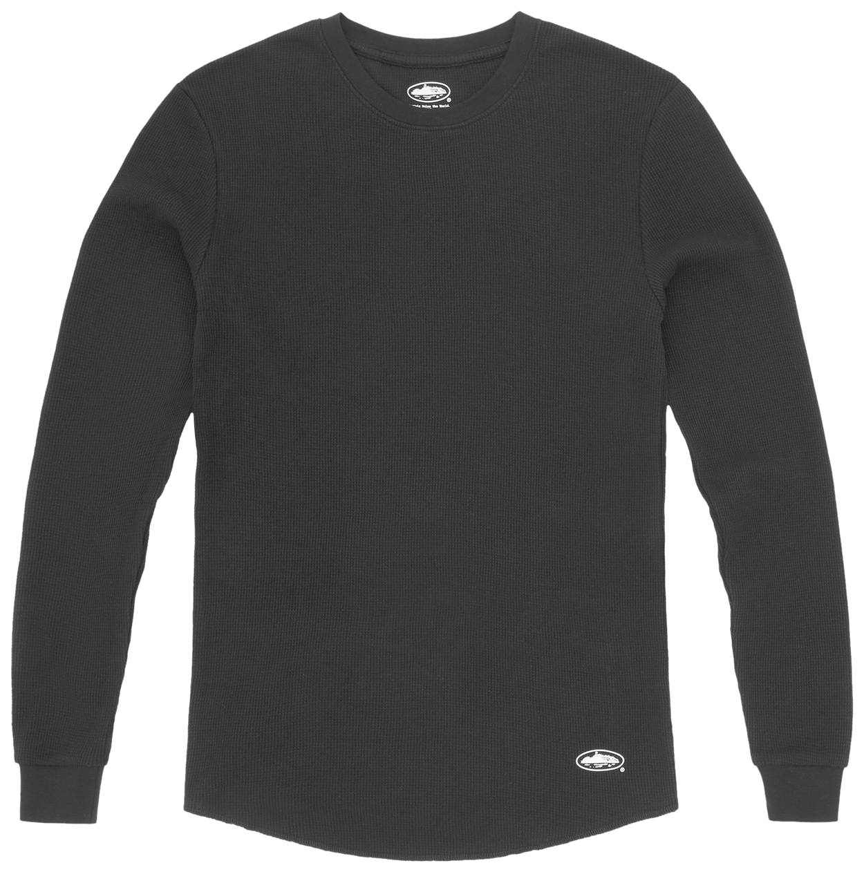 Corteiz Guerillaz Thermal Long-Sleeve Tee Black