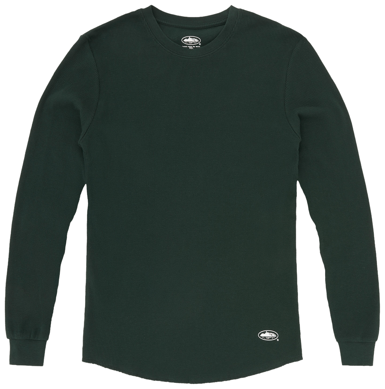 Corteiz Guerillaz Thermal Long-Sleeve Tee Forest Green