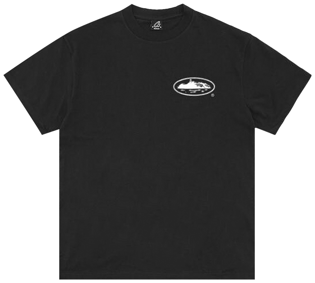 Corteiz Halftone Island Tee New Blank Black/White