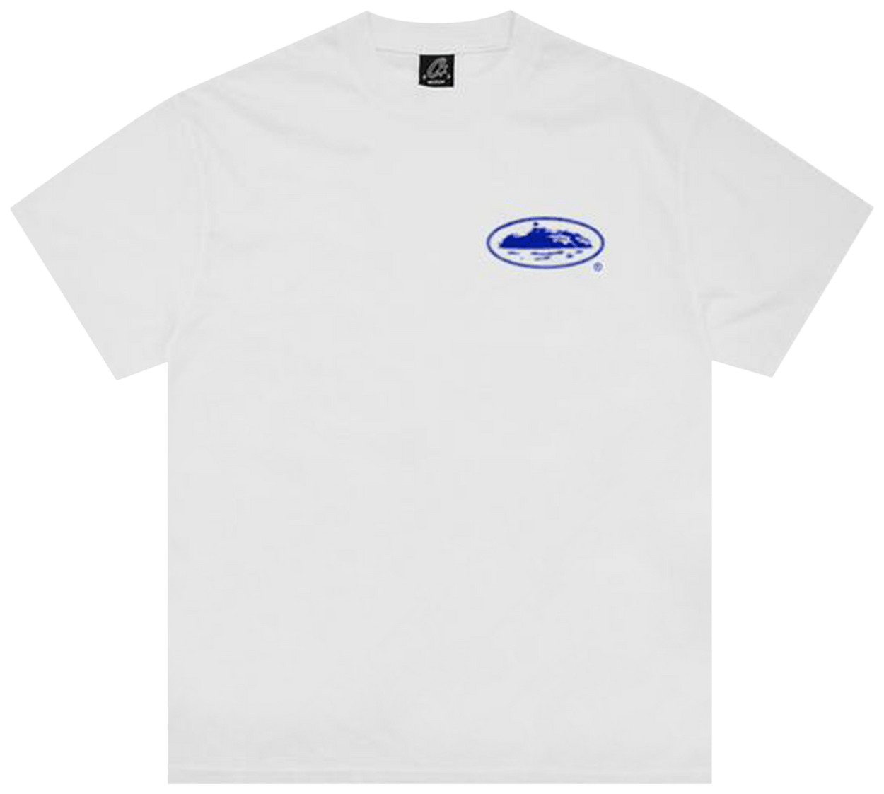 Corteiz Halftone Island Tee New Blank White/Blue