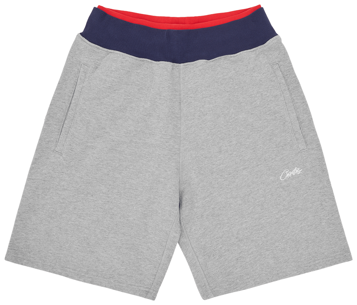 Corteiz Hmp Double Up Sweatshort Heather Grey