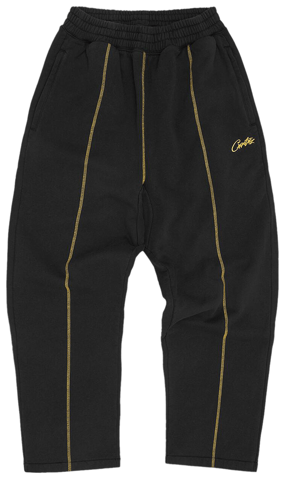 Corteiz Hmp Open Hem Sweatpant Black/Yellow