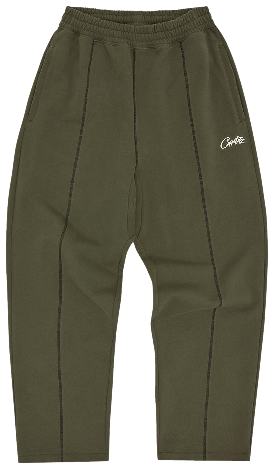 Corteiz HMP Open Hem Sweatpant Olive/Black