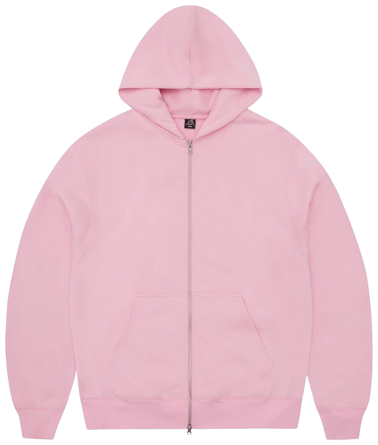 Corteiz Hybrid Jacquard Knit Alcatraz Zip Hoodie Pink