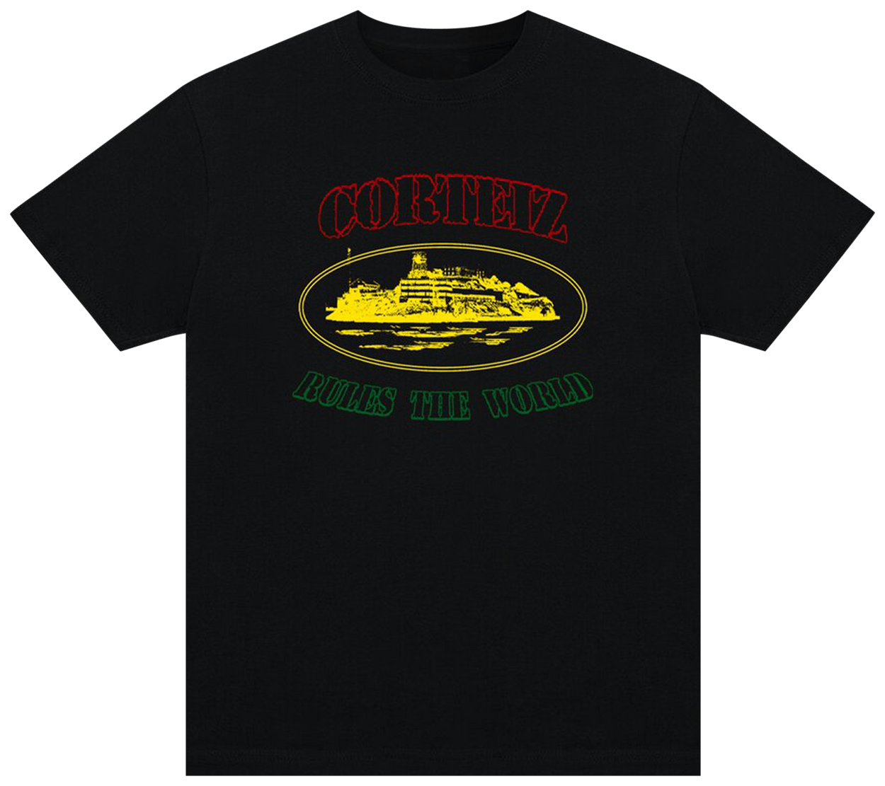 Corteiz Irie Alcatraz Tee Black