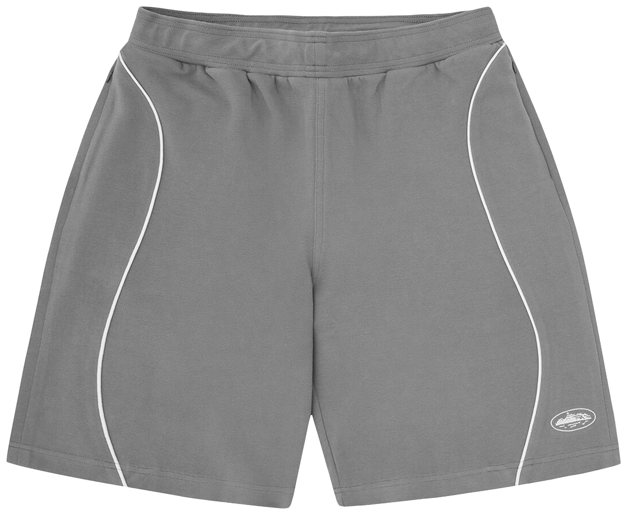 Corteiz Island Pique Short Grey