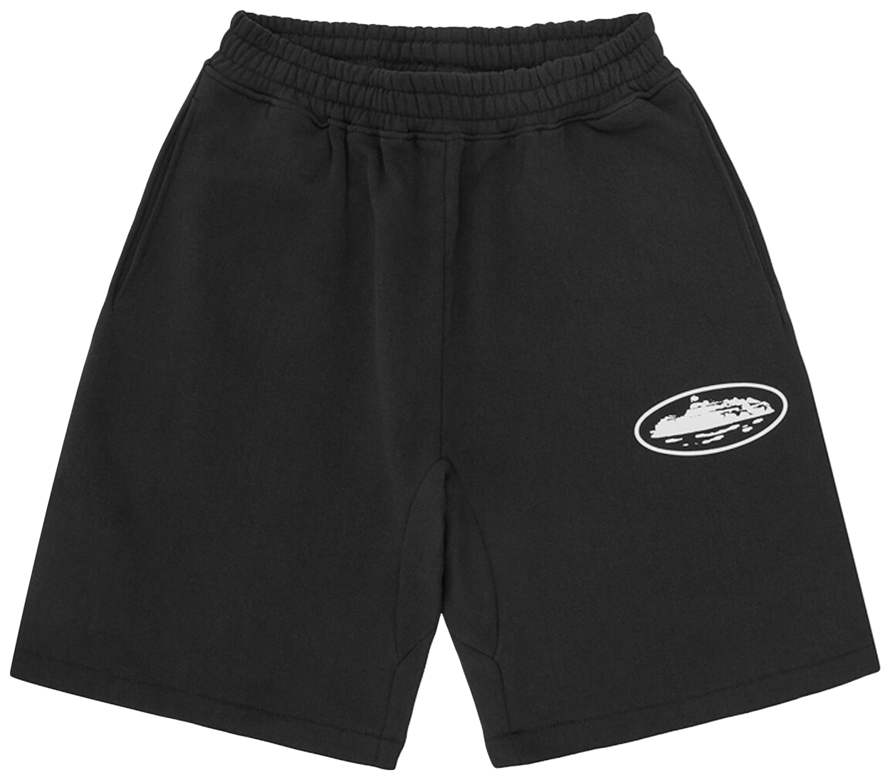 Corteiz Island Puff Print Sweatshort Black