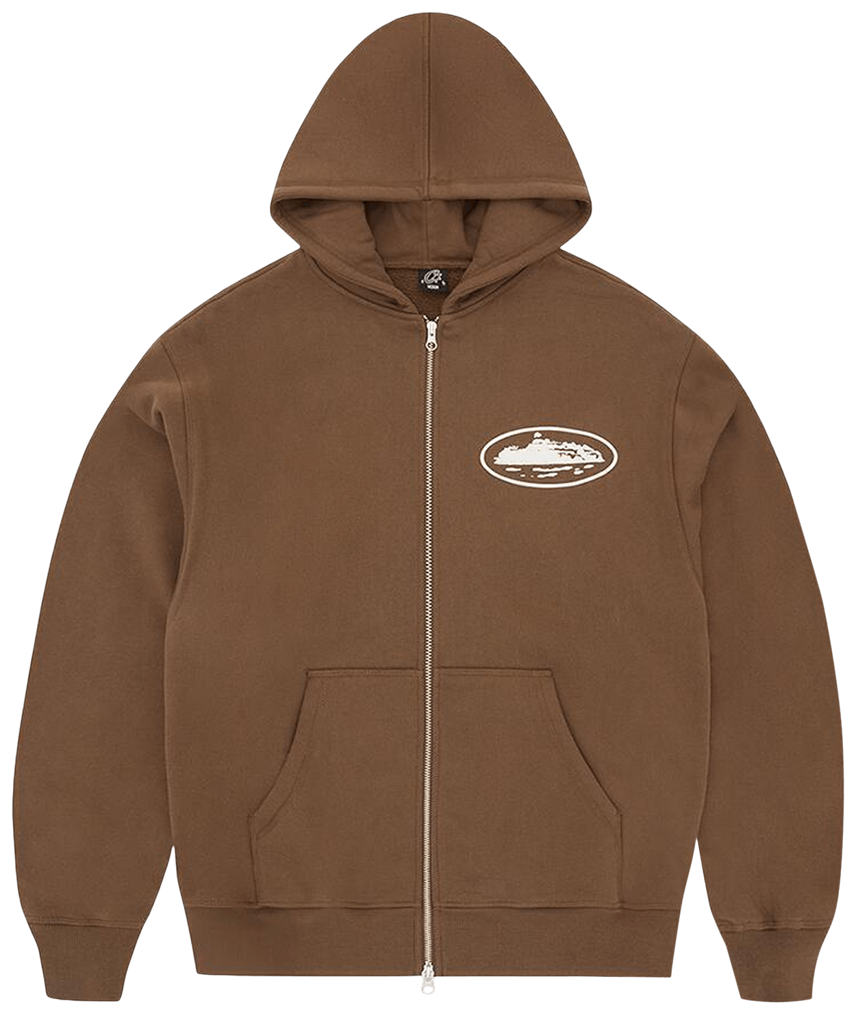Corteiz Island Puff Print Tracksuit Brown