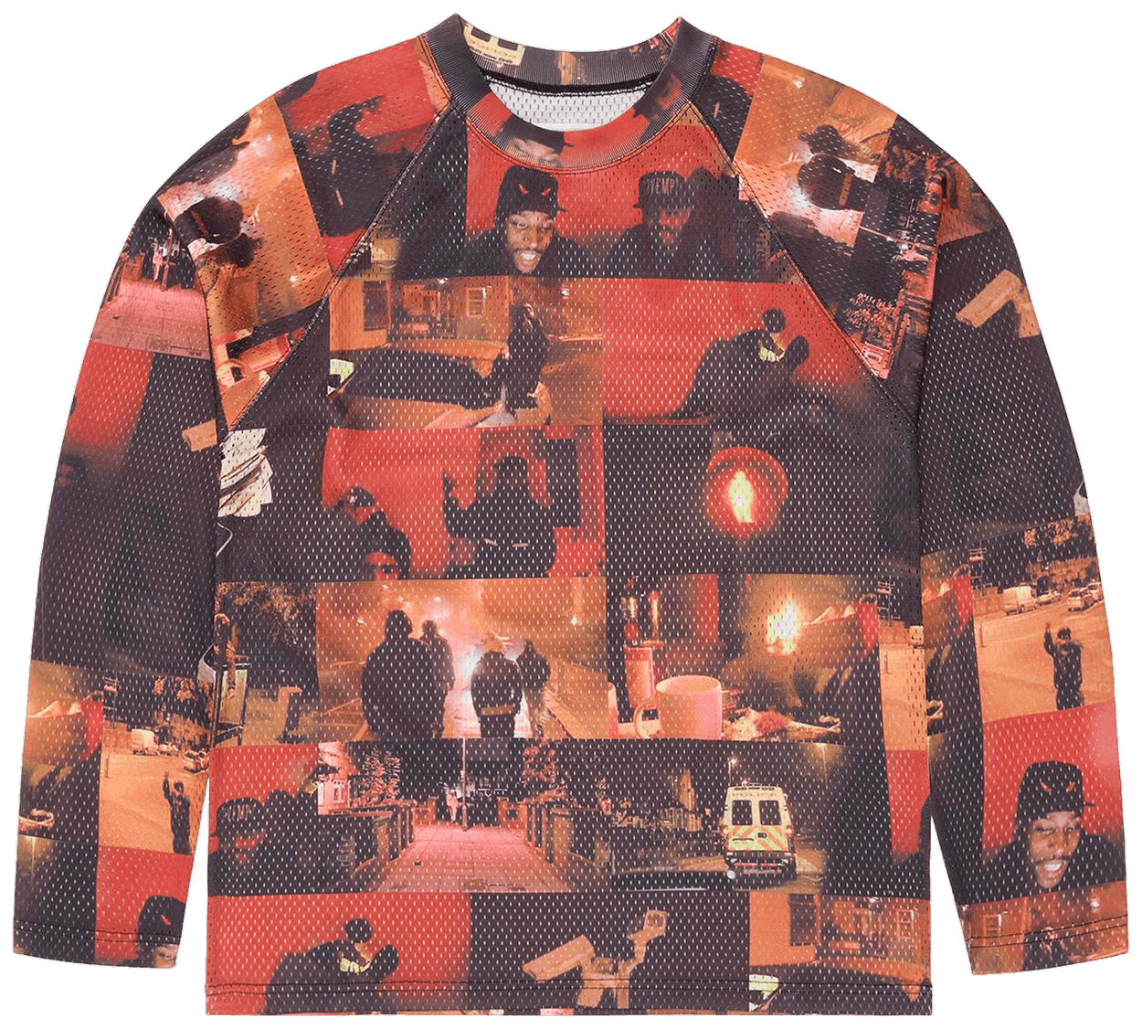 Corteiz It Ain't Safe Mesh Jersey Multi